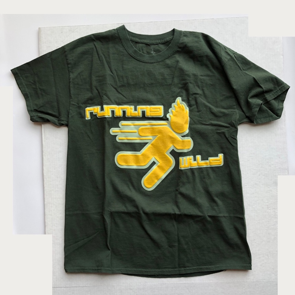 Travis Scott Running Wild T Shirt Forest Green